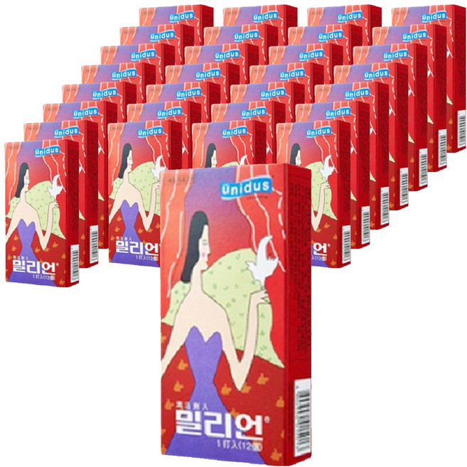 유니더스 밀리언 콘돔, 12개입, 30개