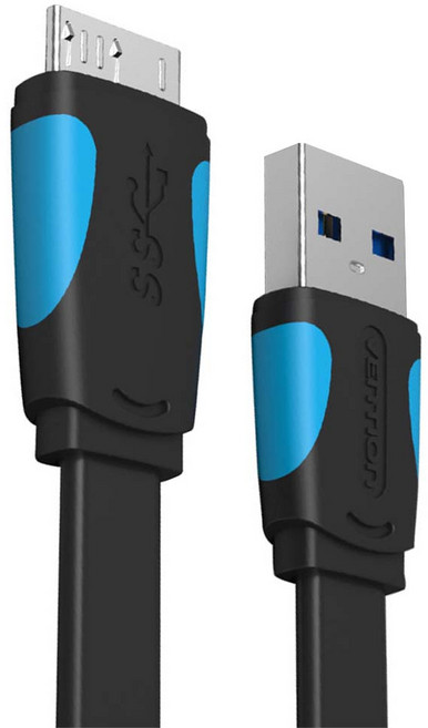VEnTIOn 威迅 VAS-A12-B0 USB-A 3.0-Micro-B 數據線, 0.5m, 1條
