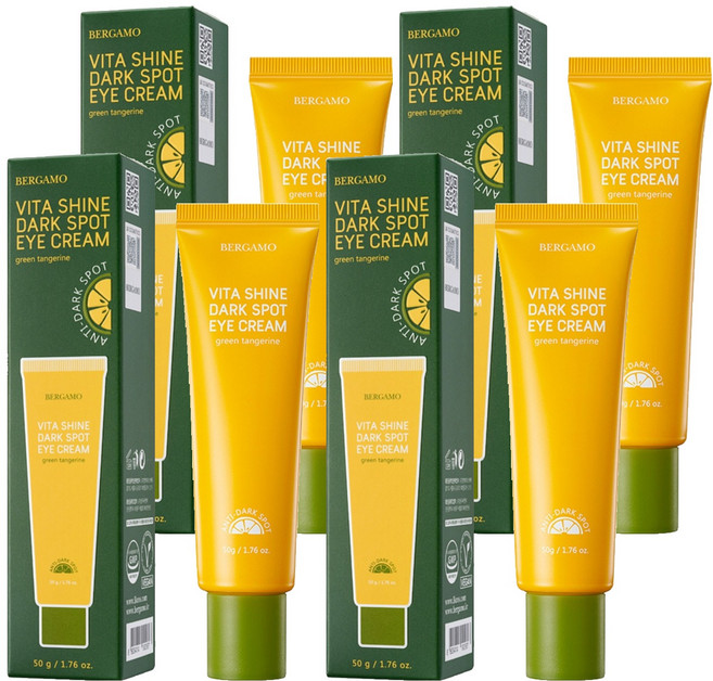[비건뷰티] 베르가모 청귤 비타샤인 잡티 아이크림, 50g, 4개