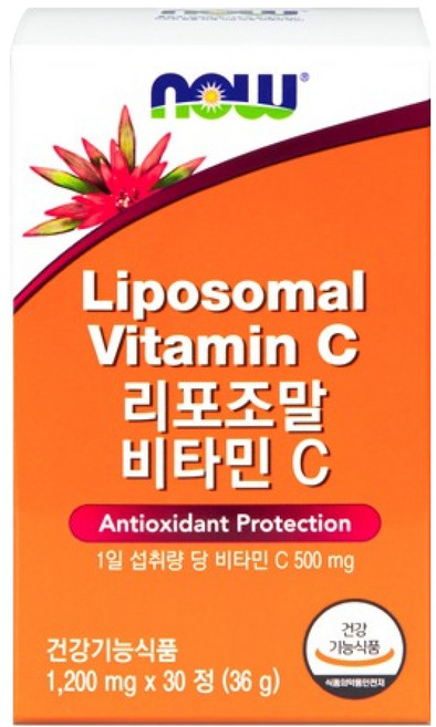 나우푸드 리포조말 비타민C 30p, 36g, 1개