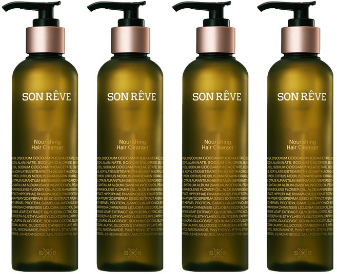 쏭레브 너리싱 헤어 클렌저, 250ml, 4개
