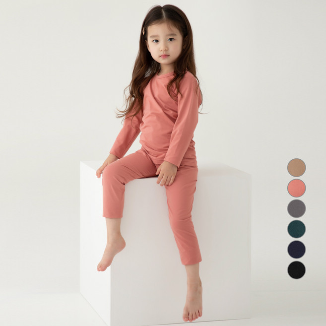 롤리트리 아동용 에어로웜 상하의 내의 세트