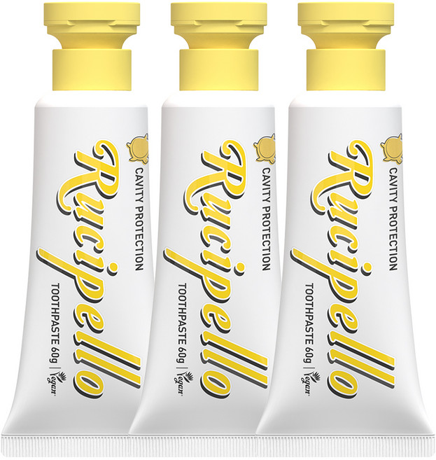 루치펠로 멜레멜레 저불소 키즈 치약, 60g, 3개