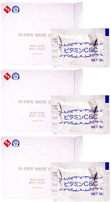 하나마이 천연 비타민 C앤C, 3개, 90g