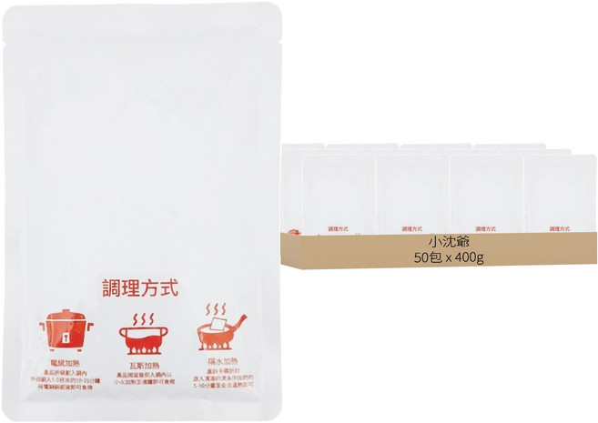 小沈爺 花生豬腳, 400g, 50包