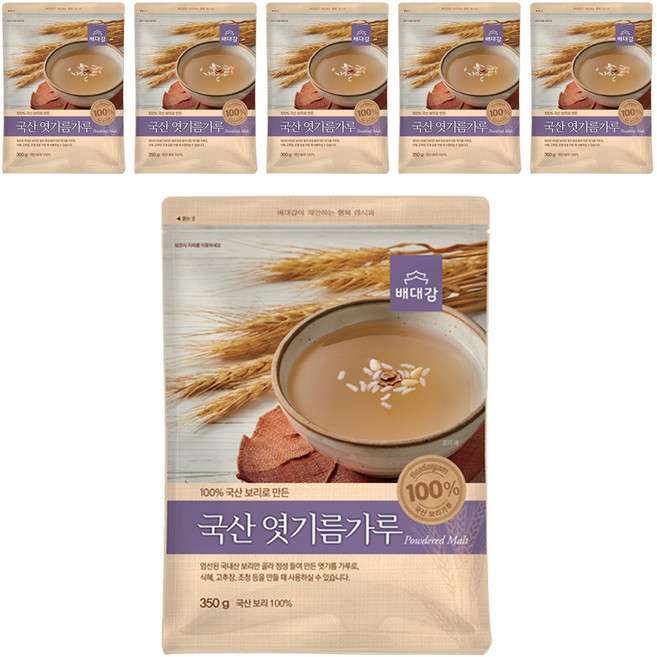 배대감 국산 엿기름가루, 350g, 6개