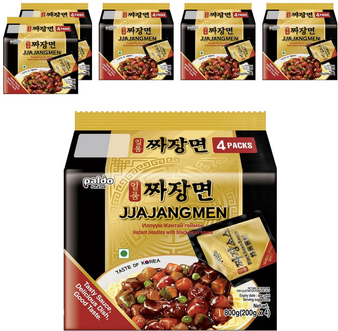 paldo 八道炸醬麵 御膳炸醬麵 200g, 24包