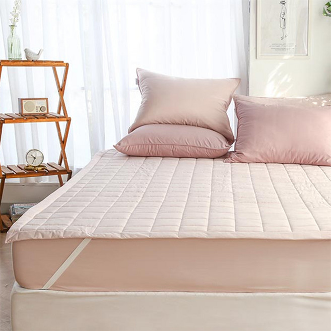 아망떼 드림웰 알러지케어 방수 침대패드, 베이비핑크