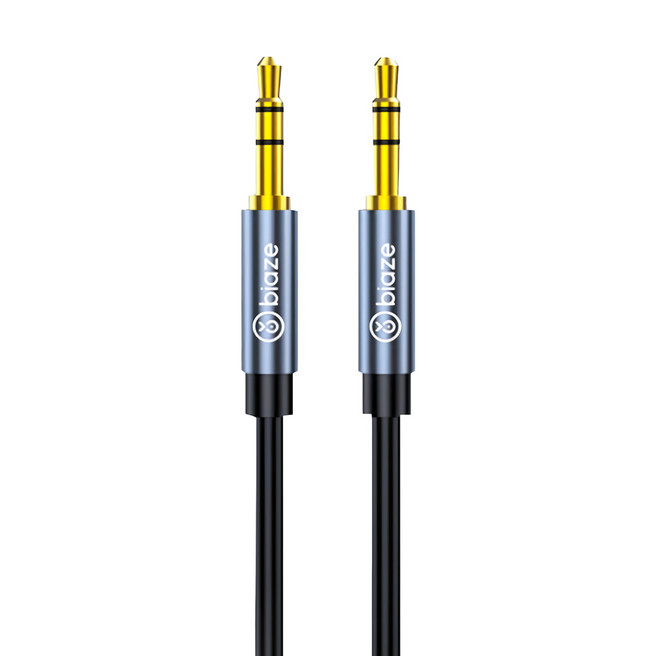 biaze 畢亞茲 AUX音頻轉換線 Y3 鍍金工藝接頭, 1條