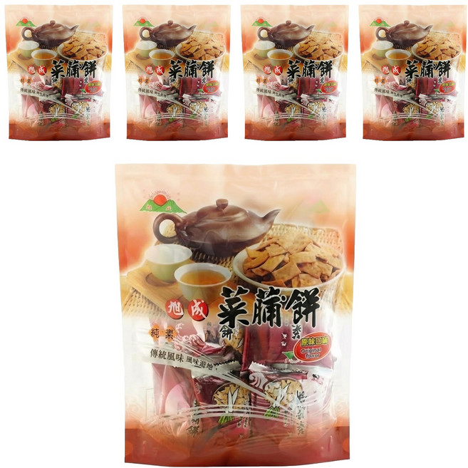 旭成 原味菜脯餅, 250g, 5袋