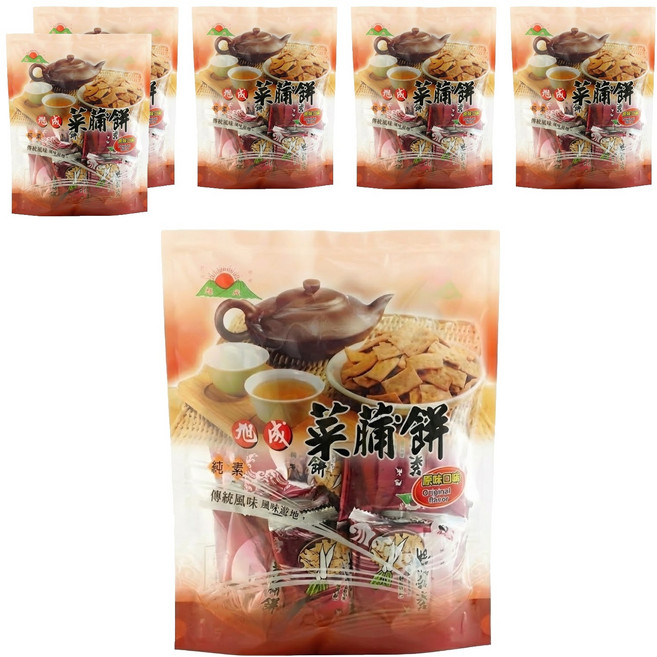 旭成 原味菜脯餅, 250g, 6袋