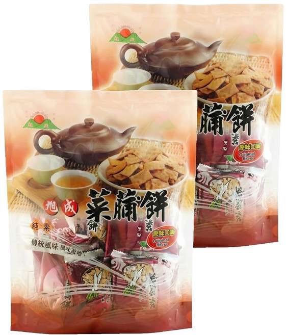 旭成 原味菜脯餅, 250g, 2袋