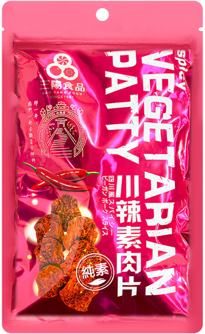 三陽食品 川辣素肉片, 250g, 1包