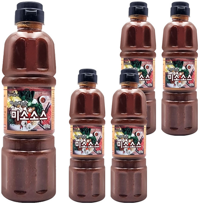 하우하우 미소소스, 580g, 5개
