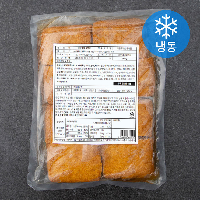신미 대왕 유부 C 40입 (냉동), 900g, 1개
