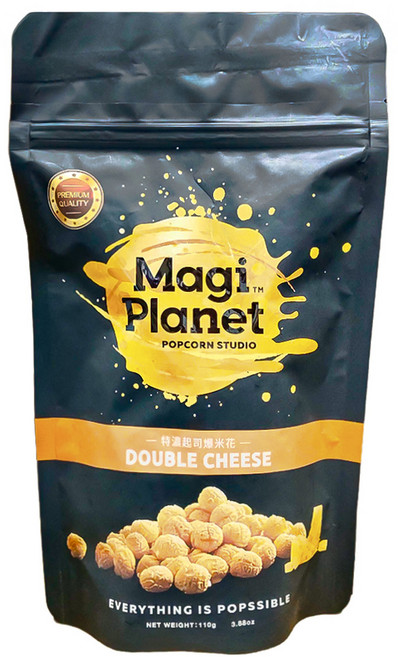 Magi Planet 星球工坊 爆米花 Double Cheese 特濃起司, 110g, 1包