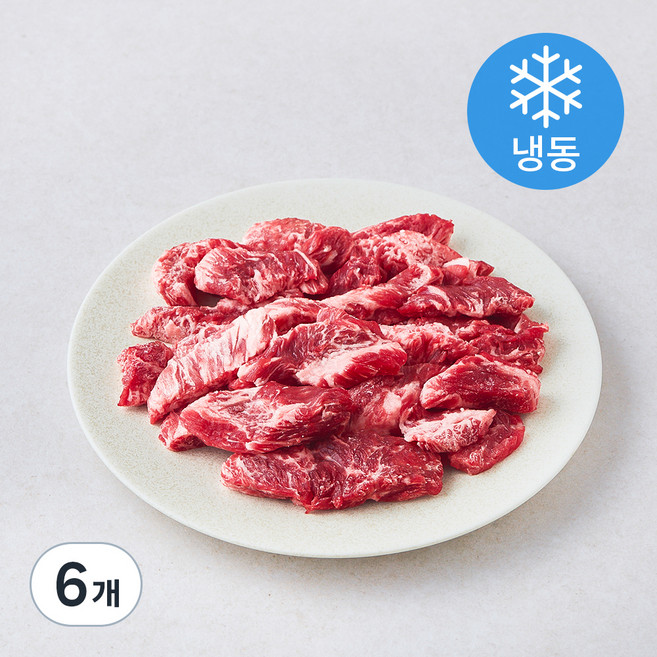 홈스쿡 미국산 소갈비살 (냉동), 300g, 6개