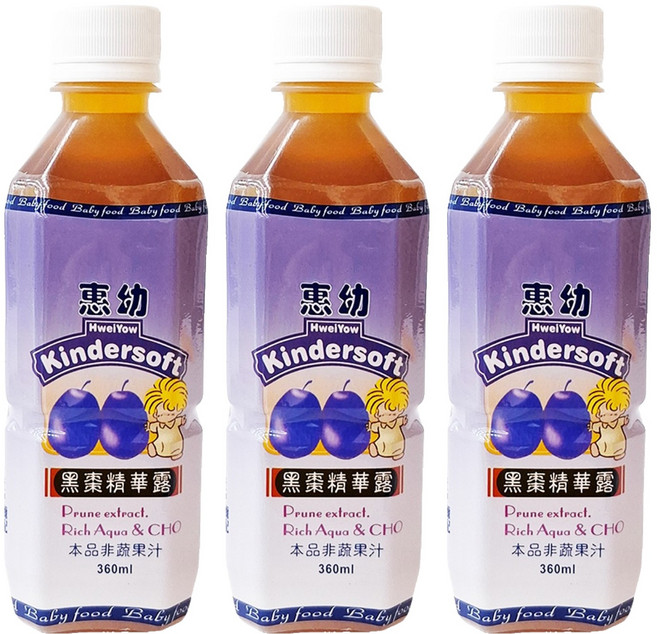 Hwei Yow 惠幼 黑棗精華露飲品, 360ml, 3瓶