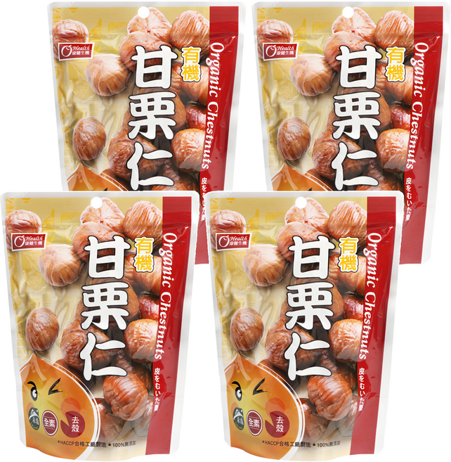 康健生機 有機甘栗仁, 150g, 4包