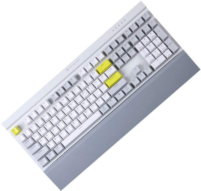 몬스타기어 풀배열 키캡 매크로 게이밍 유선 기계식 키보드, METAL, GUTS X208, 갈축