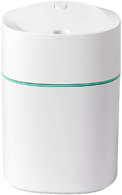 輕巧二段香薰霧化加濕器 ABS材質 220ML容量, 北歐白