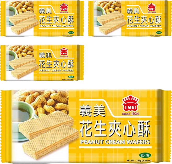 義美 夾心酥, 152g, 4包