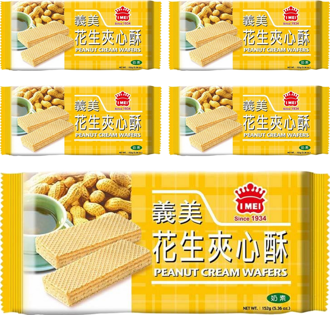 義美 夾心酥, 152g, 5包