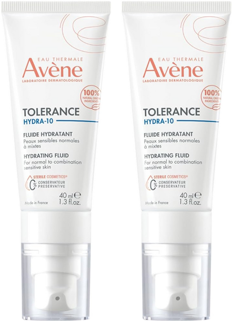 Avene 雅漾 HYDRA 10極簡水凝乳2件組, 80ml, 1組
