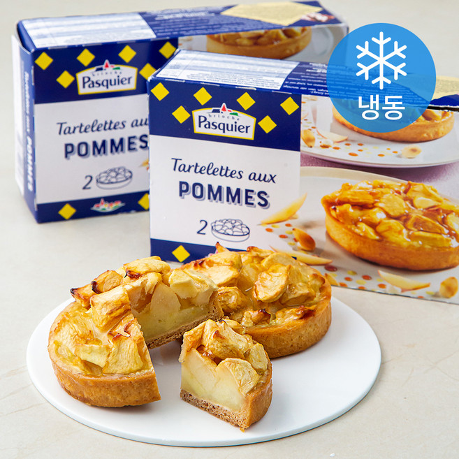 파스키에 애플 타르트 2p (냉동), 240g, 2개
