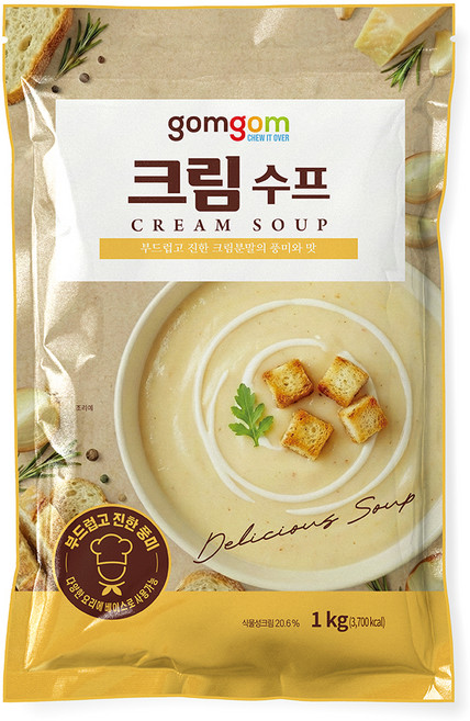 곰곰 크림 수프, 1kg, 1개
