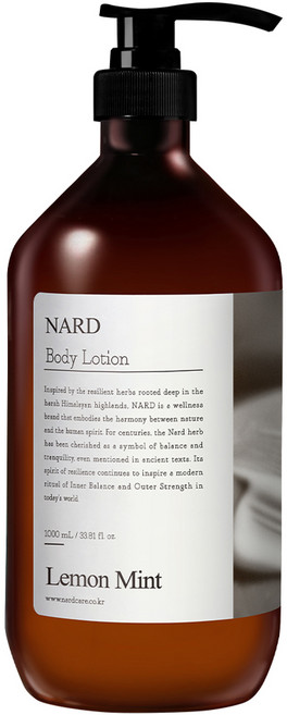 나드 바디로션 레몬민트향, 1L, 1개