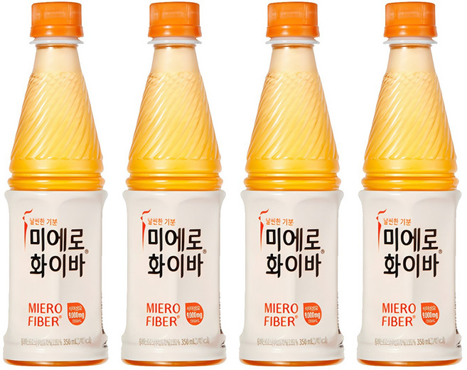 미에로화이바 PET, 350ml, 4개
