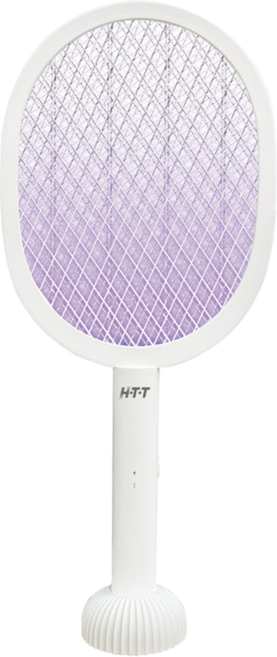 H-T-T 新幹線 二合一紫光誘蚊式電蚊拍 HTT-2421, 白色
