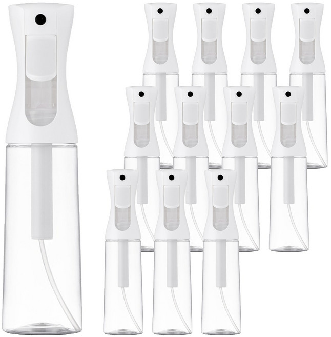 아브카 압축 안개분사 스프레이 공병 300ml, 투명, 12개