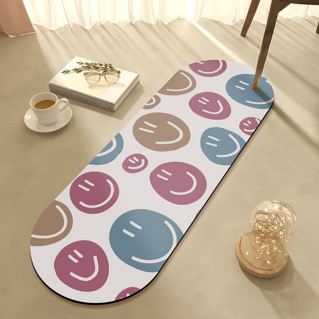 비욘드리빙 굿스마일 빨아쓰는 규조토 발 매트, many SMILE