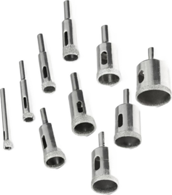 스탠맨 유리 홀쏘 10종 6~30mm, 1개