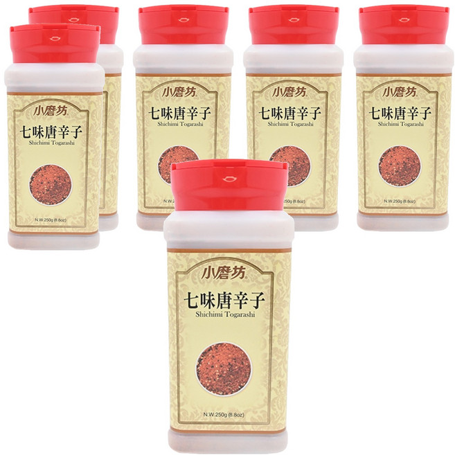 小磨坊 七味唐辛子, 250g, 6瓶