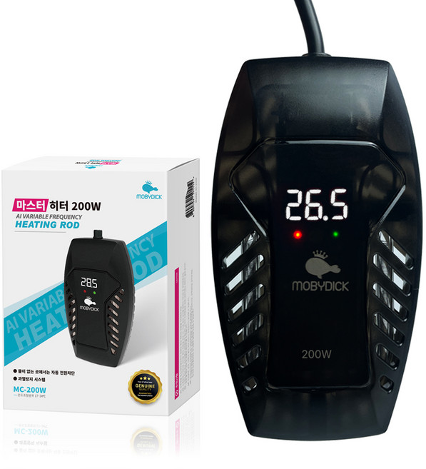 모비딕 마스터 수족관 히터 MC-200W, 1개