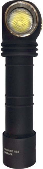 ArmyTek Wizard C2 PRO 頭燈/直角燈/前照燈/單車燈/工作燈 2500 最大流明 131m 射程 200天運行時間, 黑色, 1個