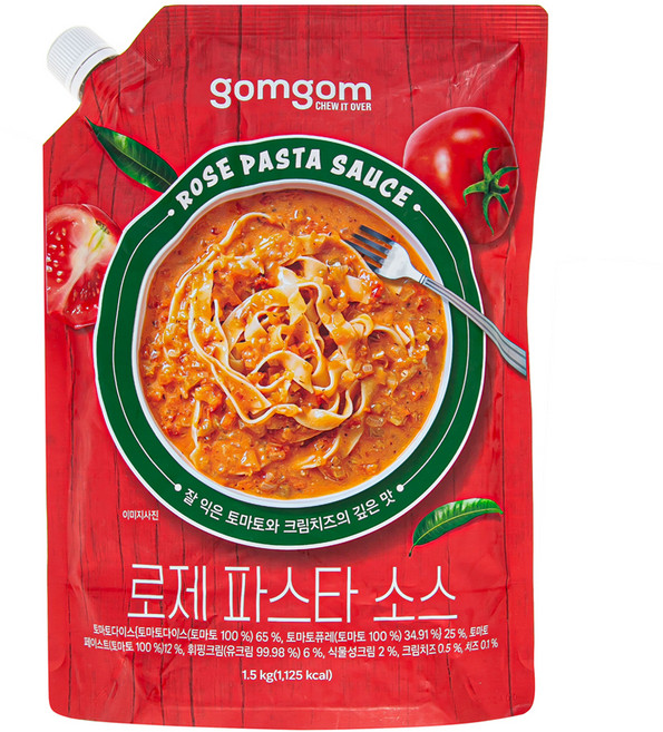 곰곰 로제 파스타 소스, 1.5kg, 1개