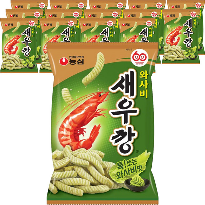 새우깡 와사비, 70g, 15개