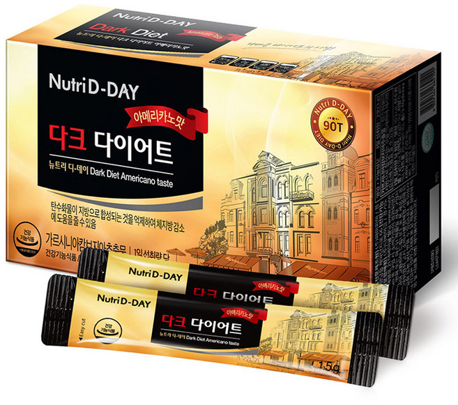 뉴트리디데이 다크 다이어트 가르시니아 아메리카노맛, 135g, 1박스