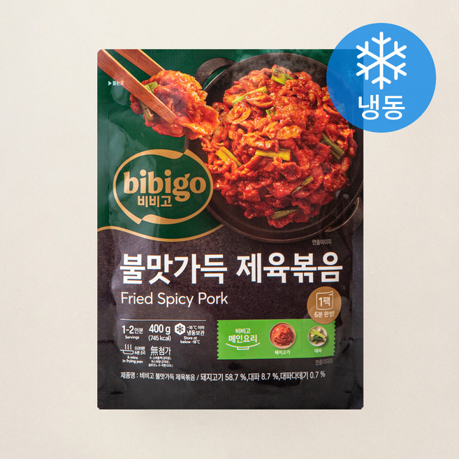 비비고 불맛가득 제육볶음 (냉동), 400g, 1개