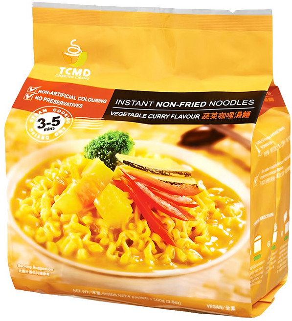 承昌食品 蔬菜咖哩湯麵 純素, 4包
