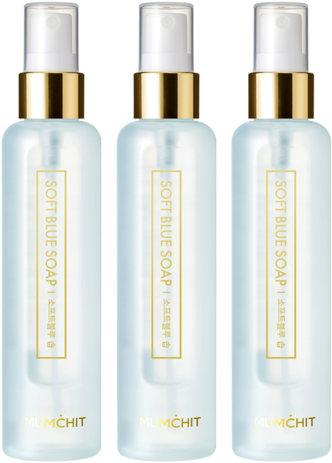 멈칫 헤어 앤 바디미스트 소프트블루 솝향, 105ml, 3개