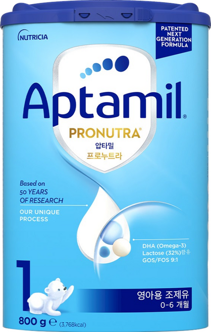 압타밀 프로누트라 1단계 분유, 800g, 1개