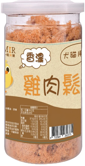 PARMIR 帕米爾 香濃雞肉鬆 犬貓用, 200g, 1罐, 雞肉