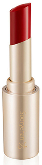 수려한 연 실크 립 루즈 립스틱, 1개, 딥레드