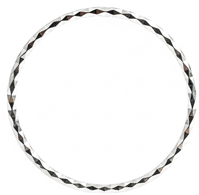 gelluna 女款 全純銀 92.5% 簡約切割層次感細戒指