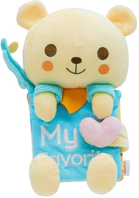 Combi 康貝 Malo Bear 布書好朋友 柔軟材質，適合0個月以上, 布書